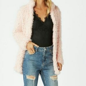Faux fur light pink Jacket